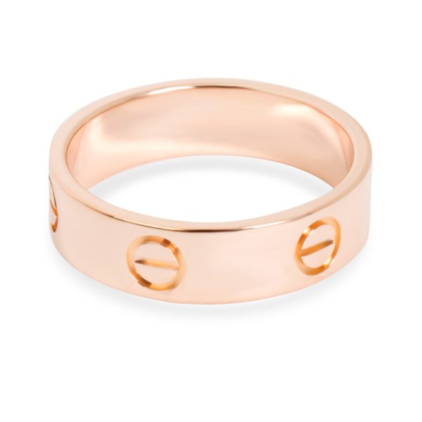 Band Rose Gold Cartier Love Band in 18K Size 58 55mm Rose Gold