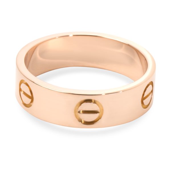 Band Rose Gold Cartier Love Band in 18K Rose Gold Size 54