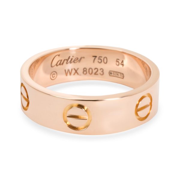 Rings Cartier Love Band in 18K Rose Gold Size 54