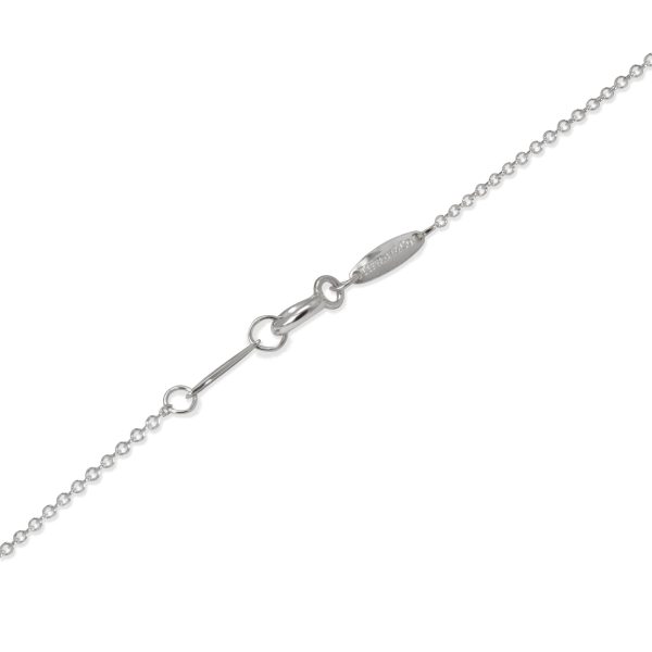 101827 clasp Tiffany Co Elsa Pereti Bean Necklace in Sterling Silver