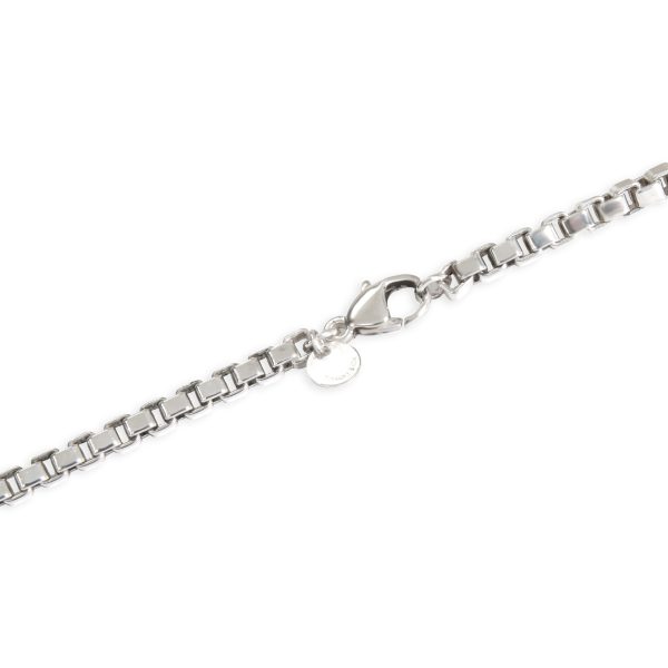 102012 clasp 312c5687 91f5 4489 890e 3493d482d9f9 Tiffany Co Venetian Box Chain Unisex Necklace in Sterling Silver 4mm