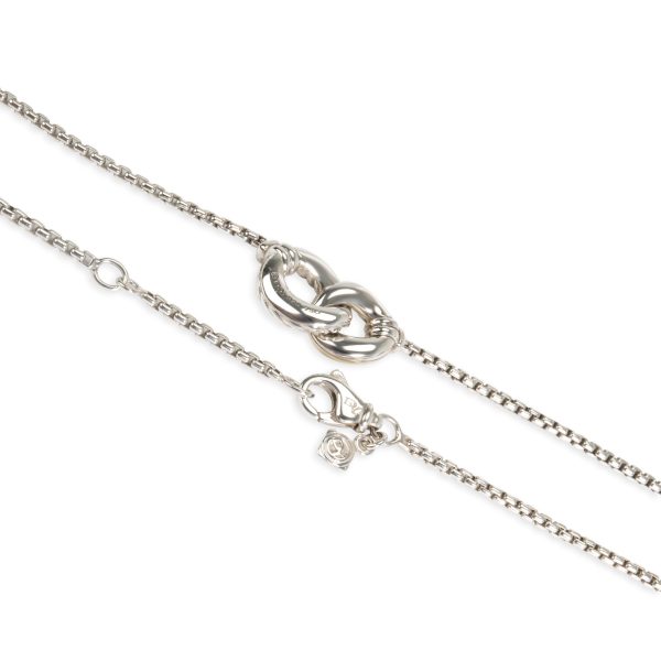 102047 clasp David Yurman Belmont Double Curb Necklace in 18K Yellow GoldSterling Silver