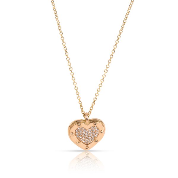 102207 fv ffb140df f780 4bff a26b 2b5a20481c1a Tiffany Co Return to Love Diamond Heart Pendant in 18K Rose Gold 015 CTW