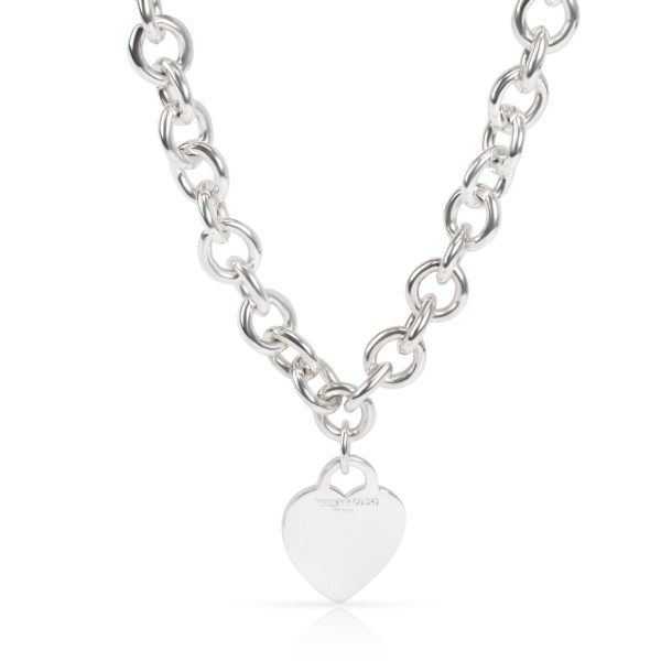 102380 fv 5bb298a5 15ff 42ad 837a 4fd31c4d435a Tiffany Co Heart Tag Charm Necklace in Sterling Silver