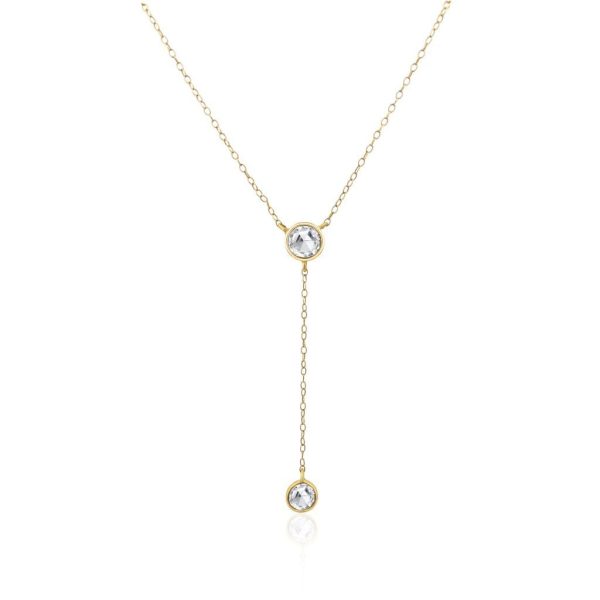 102430 fv 9666a859 e83d 47a2 82ce 04cb76a93b6d Rock Divine Morning Light Rose Cut Diamond Necklace in 18K Gold F VS2 110 CTW