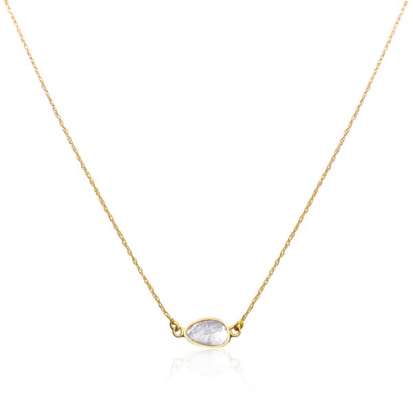 102434 pv 9d9eb228 2deb 44d9 96e8 cbe0a5c69aa8 Rock Divine Dawn Collection Sunlight Diamond Slices Necklace 18K Gold 020 CTW