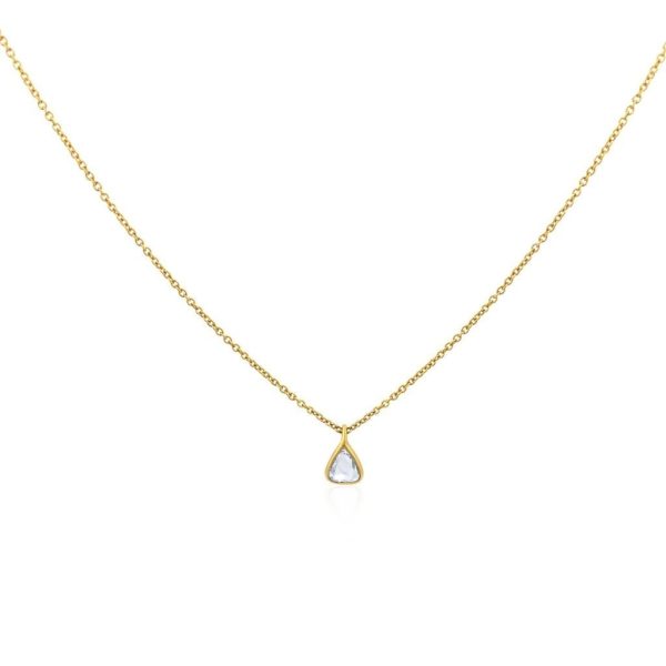 102467 fv 1be80a8e 0839 4eed b4bd a8cfcb109e38 Rock Divine Dawn Collection Sun Drop Diamond Necklace 18K Yellow Gold 025 CTW