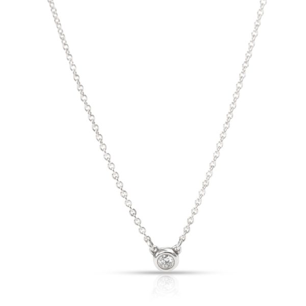 102679 fv Tiffany Co Elsa Peretti Diamonds by the Yard Necklace in Sterling Silver