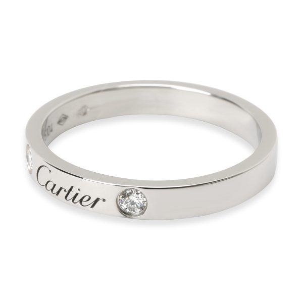 Cartier Cartier C de Cartier 2 stone Diamond Band in Platinum 006 CTW