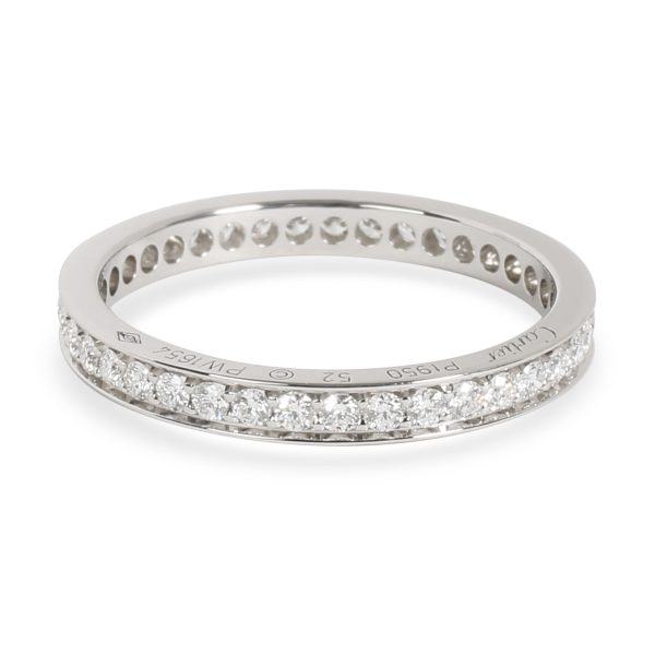 Rings Cartier Diamond Eternity Band in Platinum Size 52 058 CTW