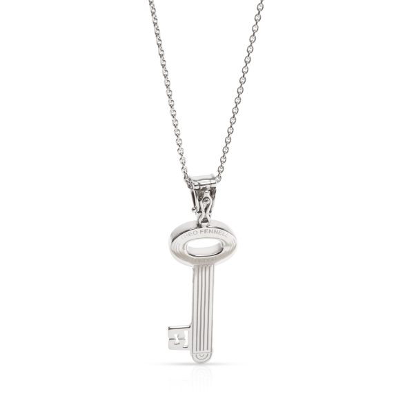 102864 bv Theo Fennell Baby Key Diamond Necklace in 18K Gold 075 CTW