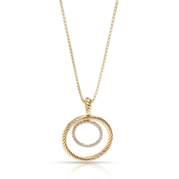 102893 fv David Yurman Mobile Diamond Necklace in 18K Yellow Gold 012 CTW