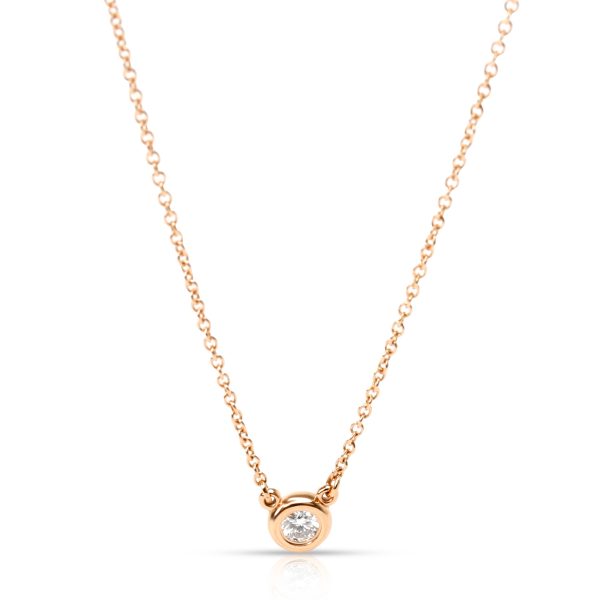 102927 fv 6569ab36 cdd6 42bd ac6e 1b5932dc5633 Tiffany Co Elsa Peretti Diamond Pendant in 18K Rose Gold 014 CTW