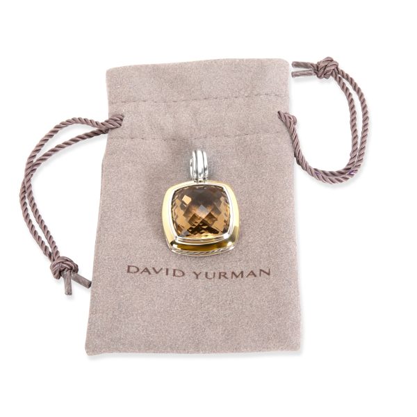 102984 box David Yurman Citrine Pendant in 18K Yellow GoldSterling Silver Champagne