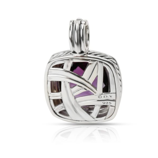 102987 bv a29ad012 e358 4c85 9e3a 47be4e7d52c7 David Yurman Amethyst Diamond Pendant in Sterling Silver 033 CTW