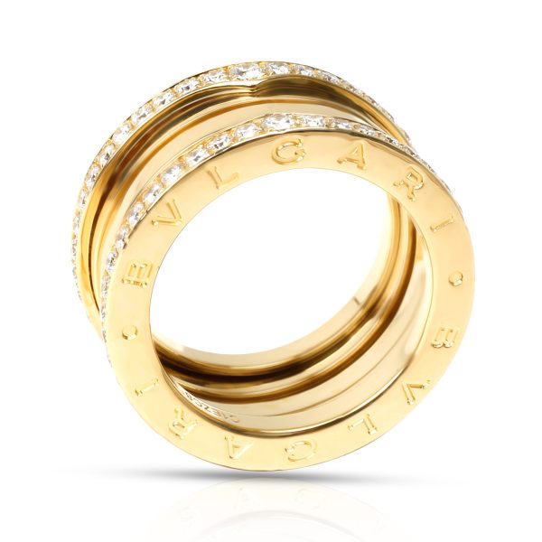 103018 sv Bulgari Bzero1 Diamond Ring in 18K Yellow Gold