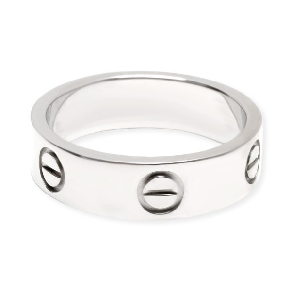 Rings Cartier Love Ring in 18K White Gold Size 55