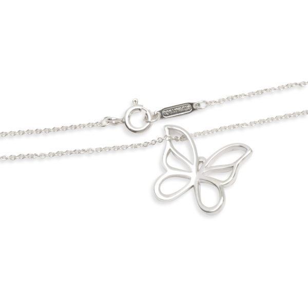 103068 clasp Tiffany Co Butterfly Necklace in Sterling Silver