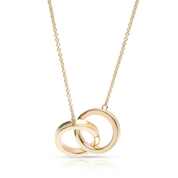 103111 fv Tiffany Co 1837 Interlocking Circle Necklace in 18K Yellow Gold