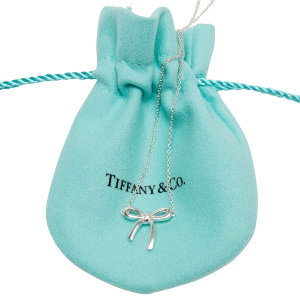 103118 box Tiffany Co Bow Pendant in Sterling Silver