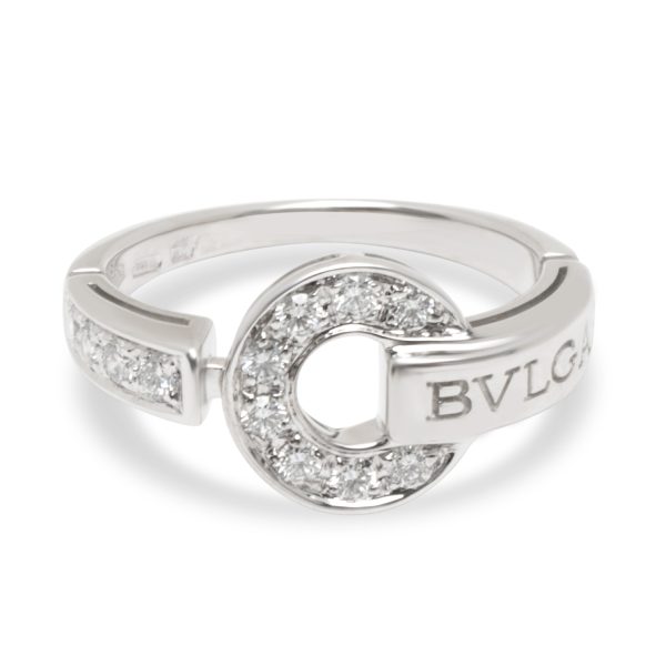 103143 fv Bulgari Bulgari Diamond Ring in18K White Gold 029 CTW