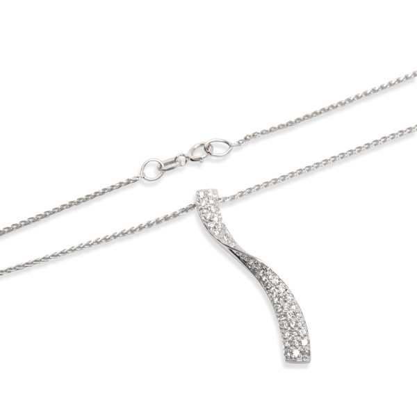 103276 clasp 0b0b05cb 7040 40a1 9c65 ff34e7c5d047 Diamond Twist Pendant in 18K White Gold 044 CTW