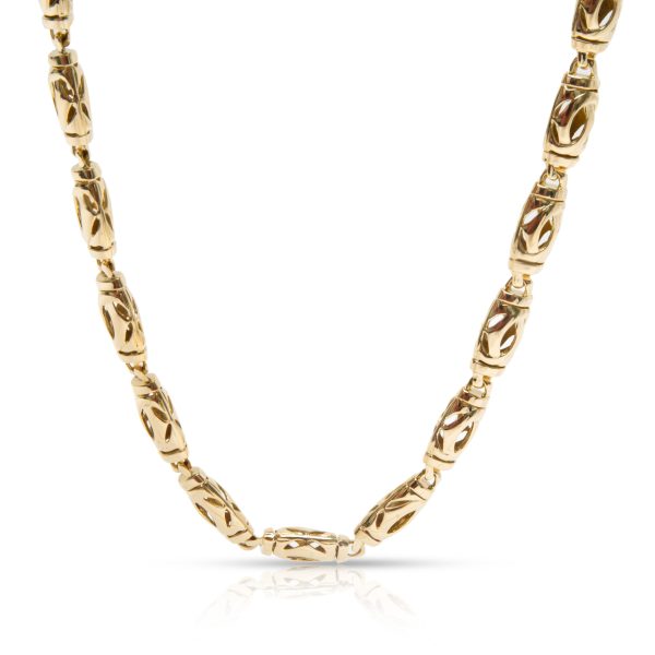 103280 fv Cartier Vintage Double C Necklace in 18KT Yellow Gold