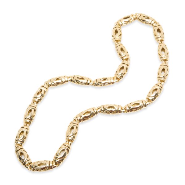 103280 pv Cartier Vintage Double C Necklace in 18KT Yellow Gold