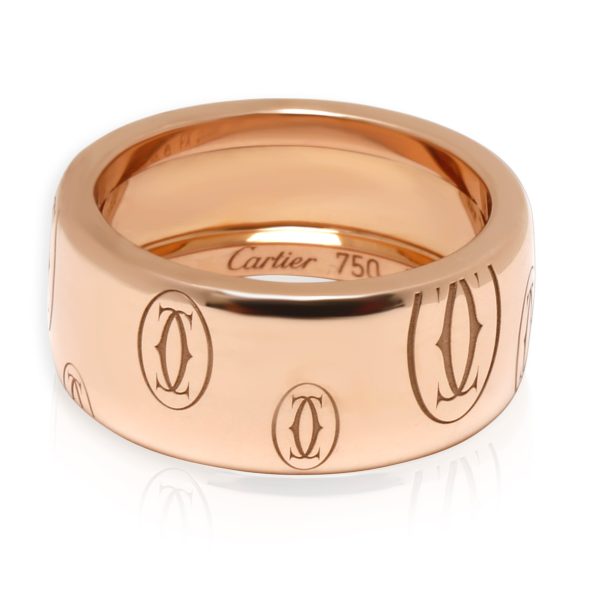 Rings Cartier Logo de Cartier Band in 18KT Rose Gold