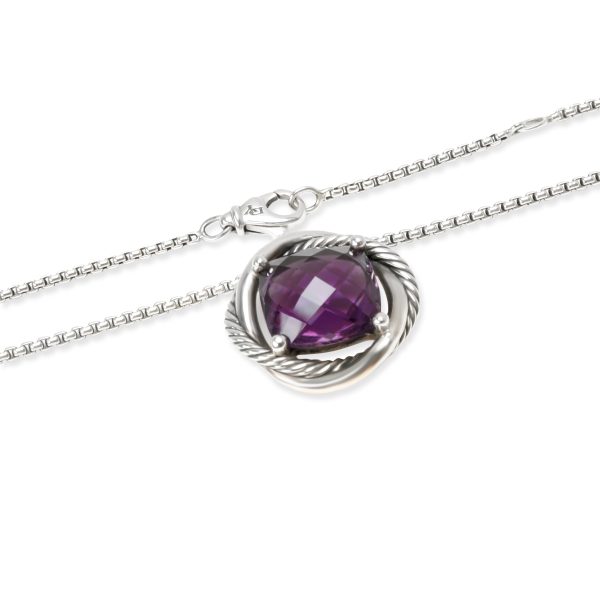 103485 clasp d9ef9d6d b055 467d b29d ad44150eeea1 David Yurman Amethyst Infinity Necklace in Sterling Silver