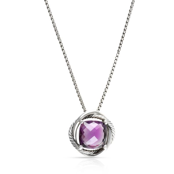 103485 fv bfa7b580 1491 4c1f a5a4 8393df55866b David Yurman Amethyst Infinity Necklace in Sterling Silver