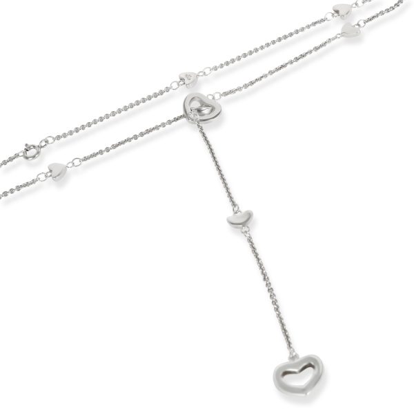 103500 clasp db970837 914f 4810 8f34 9fdc36fbb6fa Tiffany Co Heart Lariat Necklace in Sterling Silver