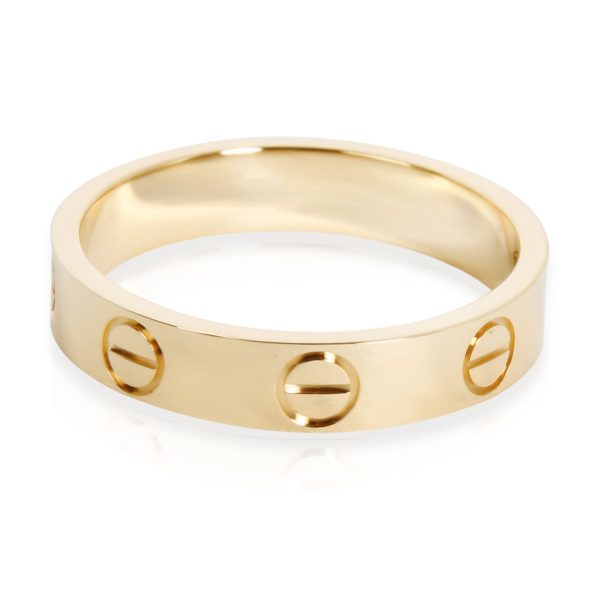 Ring Yellow Gold Cartier Love Ring in 18KT Yellow Gold Size 49