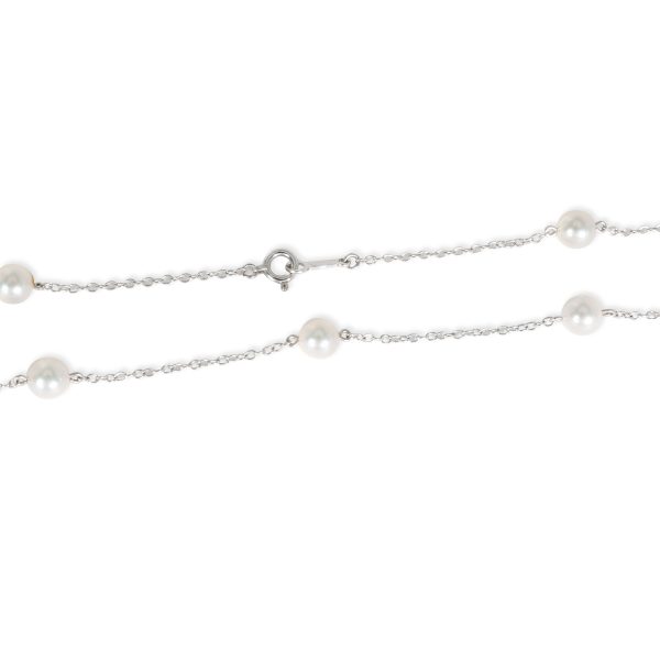 103648 clasp 0bac5e4c ce7c 4d3c bbf6 016cb698d806 Mikimoto Station Collection Pearl Necklace in 18K White Gold