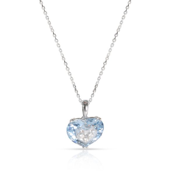 103701 fv 881786b0 8594 42b0 b4bd d598dc0ba9f3 Chopard Glass Sapphire Happy Diamonds Heart Necklace in 18KT Gold 017 CTW