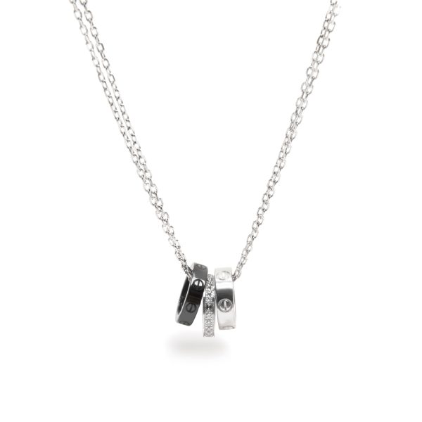 103799 fv 4fffc1a9 97a0 45b8 8bdb f2405c86b14e Cartier Love Diamond Necklace in 18K White Gold