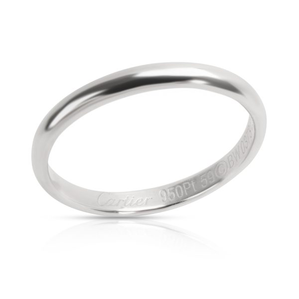 Cartier Cartier 25 mm Mens Wedding Band in Platinum