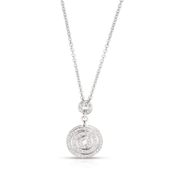 103969 fv Bulgari Astrale Cerchi Necklace with Diamonds in 18K White Gold 067 ctw