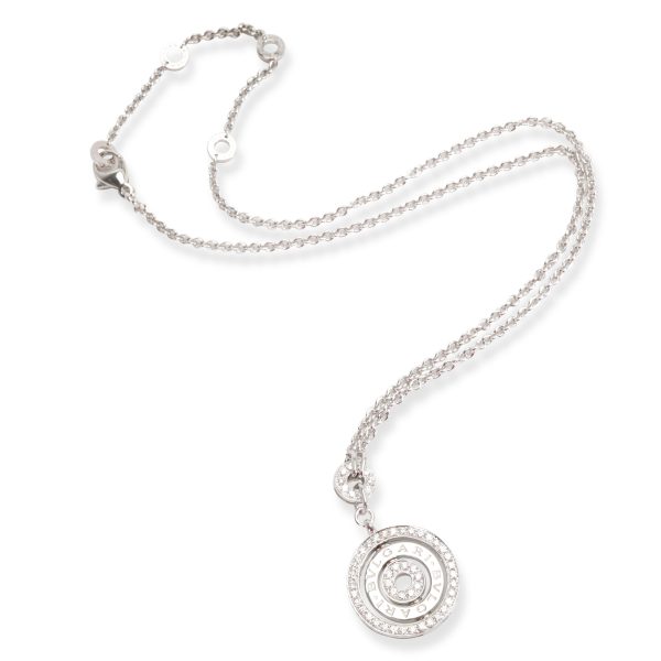 103969 pv Bulgari Astrale Cerchi Necklace with Diamonds in 18K White Gold 067 ctw