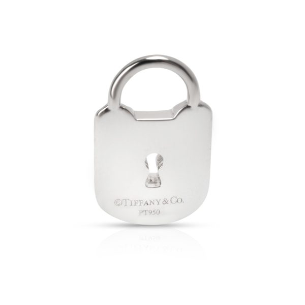 104009 bv 3be8bebe eb80 454c 9d47 d0328f14ce42 Tiffany Co Diamond Padlock Charm in Platinum