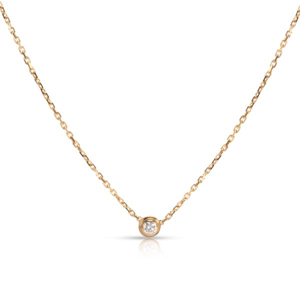 104026 fv 5cfbe653 86b4 46c6 aa4f b5f78d2e0d33 Cartier Diamants Legers Diamond Pendant in 18K Yellow Gold 004 CTW