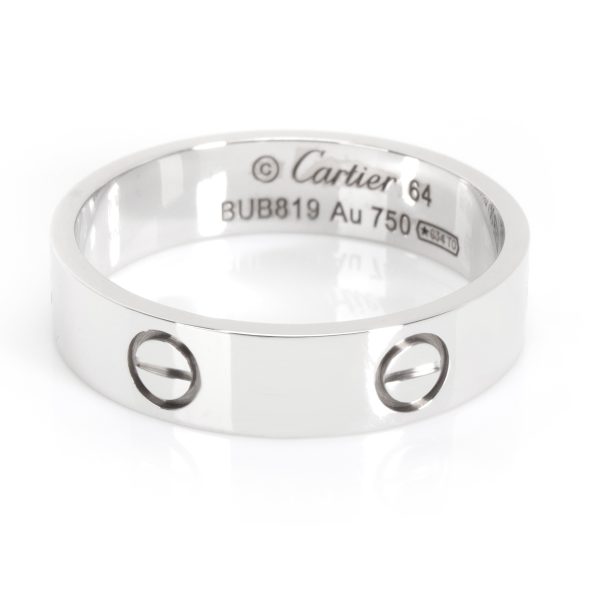 Rings Cartier Love Band in 18K White Gold Size 64