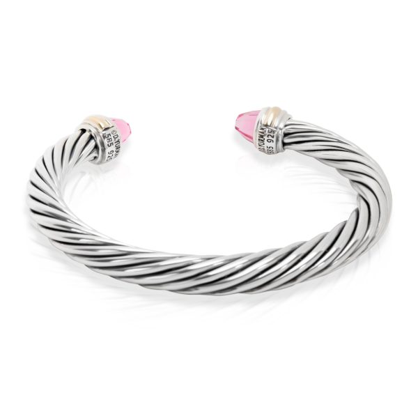 104032 bv David Yurman Cable Classics Pink Amethyst Bracelet in 14K Yellow GoldSterling