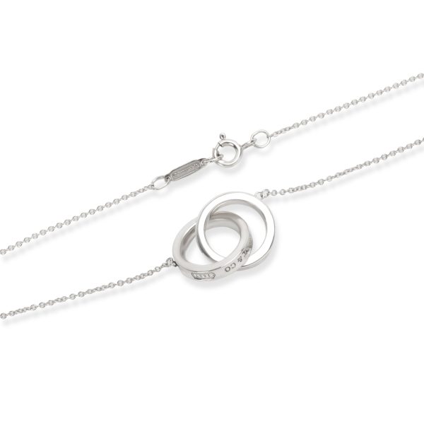 104046 clasp Tiffany Co 1837 Interlocking Circles Necklace in Sterling Silver