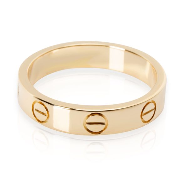 Band Yellow Gold Cartier Love Band in 18K Yellow Gold Size 49