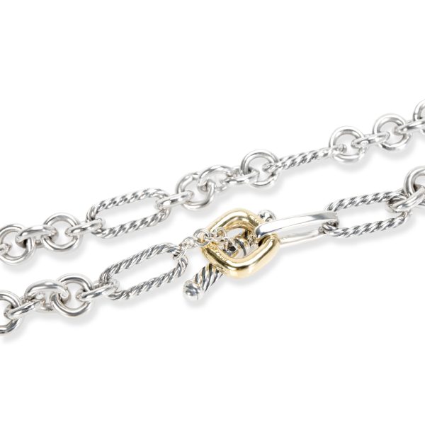 104371 clasp David Yurman Figaro Necklace in SterlingGold