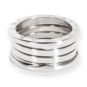 104602 fv Bulgari Bzero1 Four Band Ring in 18KT White Gold Size 56