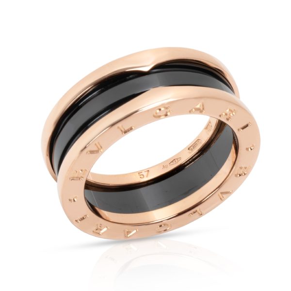 104604 av f3d09429 0271 425c b89b 91eb96c66383 Bulgari Bzero1 Ring with Black Enamel in 18KT Rose Gold