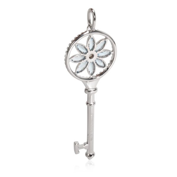 104644 bv 45de257c d900 43b3 91bb fe858191969d Tiffany Co Daisy Key Pendant with Aquamarine in 18K White Gold