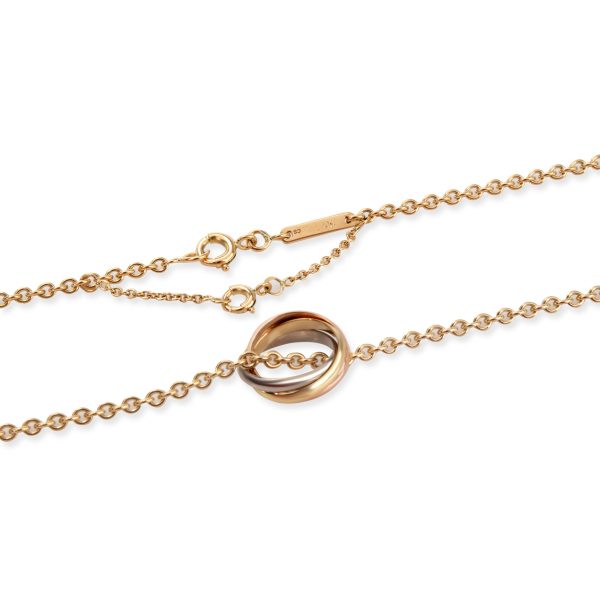 104799 clasp Cartier Trinity de Cartier Vintage Necklace in 18K 3 Tone Gold